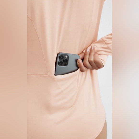 NWT Fabletics Peach VADA HOODIE MEDIUM - Picture 4 of 10